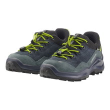Lowa Wanderschuhe Wandax LO GTX (Veloursleder/Synthetik, wasserdicht) dunkelpetrol/lime Kleinkinder