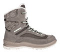 Lowa Winterstiefel Ella High GTX (wasserdicht) steingrau/mint Kinder