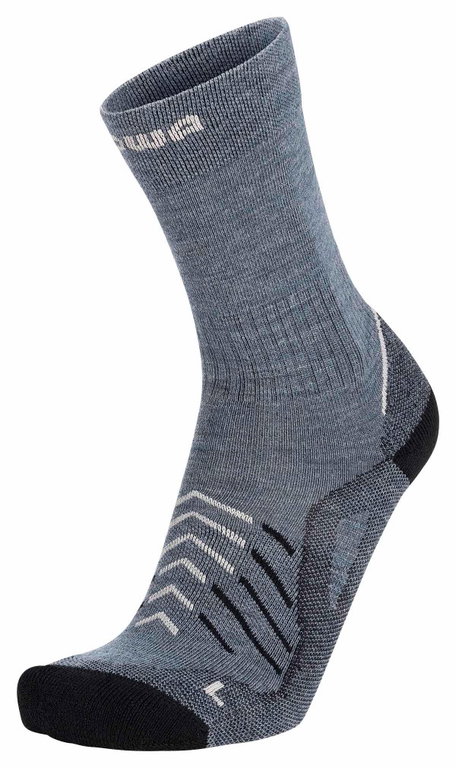 Lowa Hiking Sock Crew Renegade (Merino Wool/Polyamide) smoke blue - 1 Pair