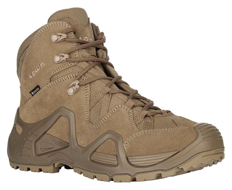 Lowa Military-Stiefel Arbeitsschuhe Zephyr GTX MID TF (Veloursleder, wasserdicht) coyote OP Damen
