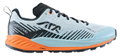 Lowa Trail-Laufschuhe Amplux 2 (Synthetik, Leichtigkeit) nebelblau/orange Herren