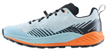 Lowa Trail-Laufschuhe Amplux 2 (Synthetik, Leichtigkeit) nebelblau/orange Herren