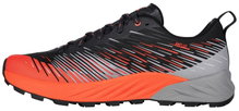 Lowa Trail-Laufschuhe Amplux (Synthetik, Leichtigkeit) flamerot/grau Herren