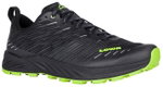 Lowa Trail-Laufschuhe Amplux (Synthetik, Leichtigkeit) schwarz/limegrün Herren
