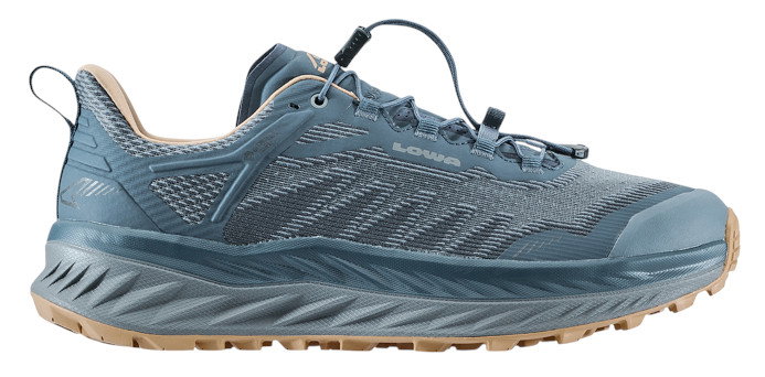 Lowa Trail-Laufschuhe Fortux GTX (wasserdicht) 2024 navyblau/dune Herren