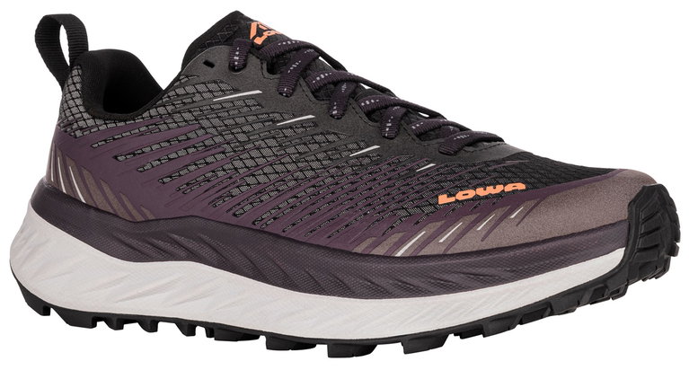 Lowa Trail-Laufschuhe Fortux (Synthetik, Leichtigkeit) violett/melone Damen