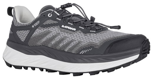 Lowa Trail-Laufschuhe Fortux GTX (wasserdicht) schwarz/weiss Herren