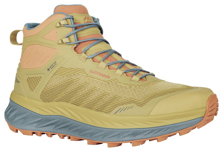 Lowa Trail-Laufschuhe Fortux GTX QC (Dämpfung, wasserdicht) senfbraun/rost Herren