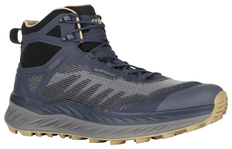 Lowa Trail-Laufschuhe Fortux GTX QC (Dämpfung, wasserdicht) navyblau/dune Herren