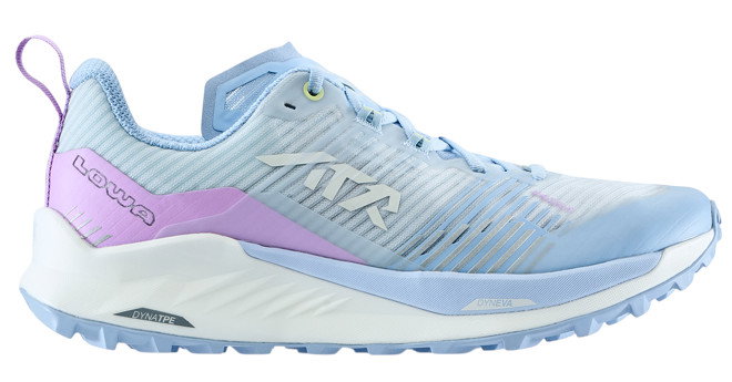 Lowa Trail-Laufschuhe Madrix (Textil, atmungsaktiv) nebelblau/heide Damen