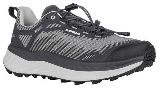 Lowa Trail-Laufschuhe Fortux GTX (Synthetik, Leichtigkeit, wasserdicht) schwarz/weiss Damen
