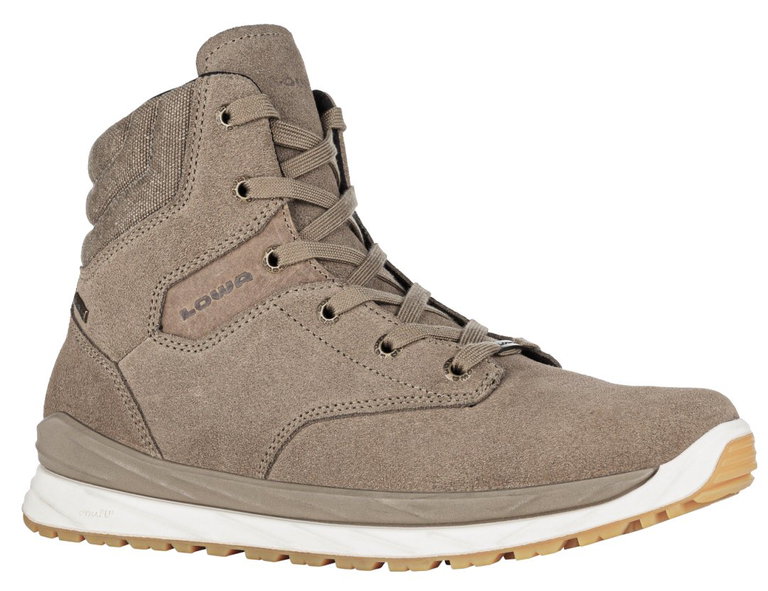Lowa Alltag-Travelschuhe Furato GTX (Veloursleder, wasserdicht, seitlicher Reissverschluss) hellbraun Herren