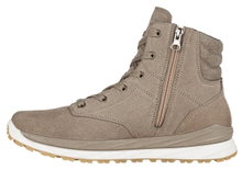 Lowa Alltag-Travelschuhe Furato GTX (Veloursleder, wasserdicht, seitlicher Reissverschluss) hellbraun Herren