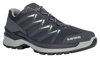 Lowa Wander-Travelschuhe Innox Pro Low GTX (All-Terrain, Synthetik/Textil, wasserdicht) 2024 stahlblau/offweiss Herren