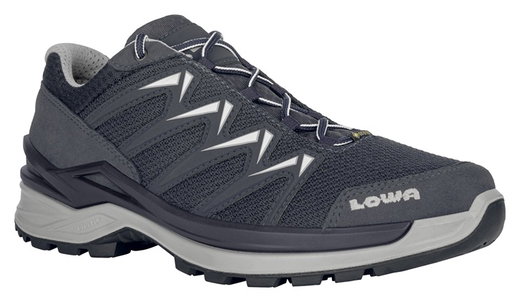 Lowa Wander-Travelschuhe Innox Pro Low GTX (All-Terrain, Synthetik/Textil, wasserdicht) 2024 stahlblau/offweiss Herren