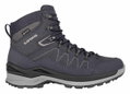 Lowa Wander-Travelschuhe Toro Pro Mid GTX (Velours-Nubukleder, wasserdicht) navyblau/braun Herren