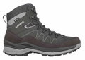 Lowa Wander-Travelschuhe Toro Pro Mid GTX (Velours-Nubukleder, wasserdicht) anthrazitgrau Herren