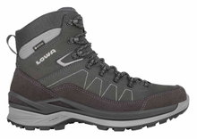 Lowa Wander-Travelschuhe Toro Pro Mid GTX (Velours-Nubukleder, wasserdicht) anthrazitgrau Herren
