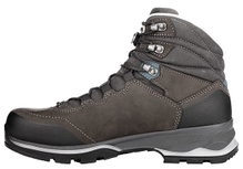 Lowa Wanderschuhe Lady Light LL (Trekking, Nubukleder, Lederfutter) 2024 schiefergrau/türkis Damen