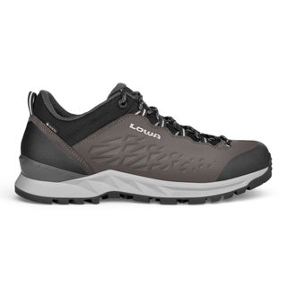 Lowa Wander-Travelschuhe Explorer II Low GTX (Veloursleder, wasserdicht) anthrazit/grau Herren