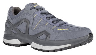 Lowa Wanderschuhe Gorgon GTX (Multifunktion, Textil/Synthetik, wasserdicht) stahlblau/senf Herren