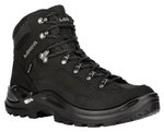 Lowa Wanderschuhe Renegade Mid GTX (All-Terrain, Nubukleder, wasserdicht) 2024 tiefschwarz Damen