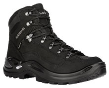 Lowa Wanderschuhe Renegade Mid GTX (All-Terrain, Nubukleder, wasserdicht) 2024 tiefschwarz Damen