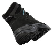 Lowa Wanderschuhe Renegade Mid GTX (All-Terrain, Nubukleder, wasserdicht) 2024 asphaltgrau/türkis Damen