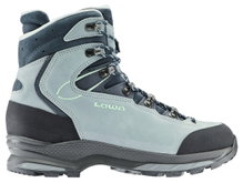 Lowa Wanderschuhe Mauria Evo LL (Nubukleder, Lederfutter) 2025 rauchblau/mintgrün Damen