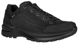 Lowa Wanderschuhe Renegade EVO Low WIDE GTX 2025 (All-Terrain, Nubukleder, wasserdicht) schwarz Herren