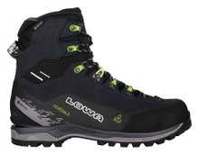 Lowa Cevedale PRO GTX MID Hiking Shoes (Trekking, Suede, Waterproof) navy blue/lime green Men's