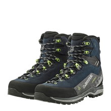 Lowa Cevedale PRO GTX MID Hiking Shoes (Trekking, Suede, Waterproof) navy blue/lime green Men's