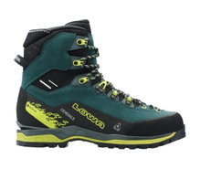 Lowa Wanderschuhe Cevedale PRO GTX MID (Trekking, Veloursleder, wasserdicht) petrol/limegrün Herren