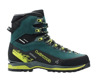 Lowa Wanderschuhe Cevedale PRO GTX MID (Trekking, Veloursleder, wasserdicht) petrol/limegrün Herren