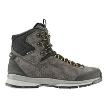 Lowa Wanderschuhe Delago GTX MID (Trekking, Veloursleder, wasserdicht) grau/schwarz Herren