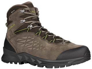 Lowa Wanderschuhe Explorer II Mid GTX (Trekking, Travel, wasserdicht) schieferbraun/olivegrün Herren