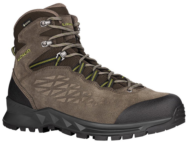 Lowa Wanderschuhe Explorer II Mid GTX (Trekking, Travel, wasserdicht) schieferbraun/olivegrün Herren