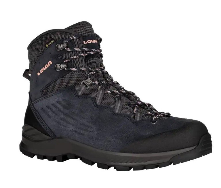 Lowa Wanderschuhe Explorer II Mid GTX (Trekking, Travel, wasserdicht) navyblau/rosa Damen