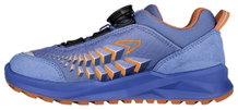 Lowa Wanderschuhe Ferrox Low GTX (Textil/Synthetik, wasserdicht) blau/orange Kinder