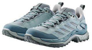Lowa Wanderschuhe Innovo Low (All-Terrain, Veloursleder/Textil) hellblau Damen