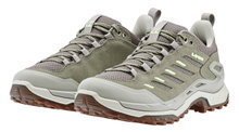 Lowa Wanderschuhe Innovo Low (All-Terrain, Veloursleder/Textil) rauchgrün/grau Damen