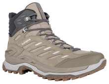 Lowa Wanderschuhe Innovo Mid GTX (All-Terrain, Veloursleder, wasserdicht) braun/grau Damen