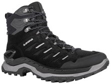 Lowa Wanderschuhe Innovo Mid GTX (All-Terrain, Veloursleder, wasserdicht) schwarz/grau Herren