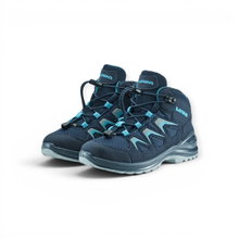 Lowa Wanderschuhe Innox Evo GTX QC (Synthetik/Textil, wasserdicht) navyblau/türkisblau Kleinkinder