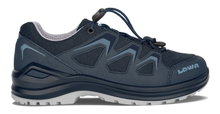 Lowa Wanderschuhe Innox Evo GTX LO (Textil/Synthetik, wasserdicht) stahlblau Kinder