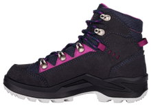 Lowa Wanderschuhe Kody Evo GTX Mid Junior (Veloursleder, wasserdicht) navyblau/beere Kinder