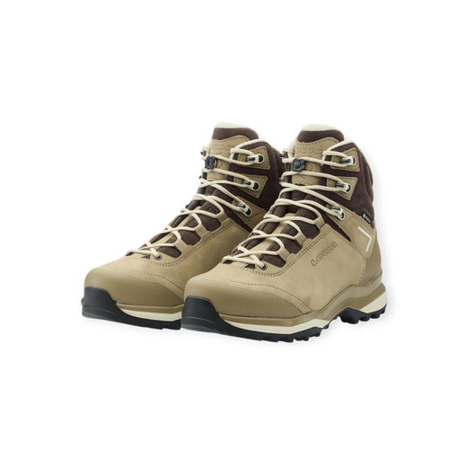 Lowa Lady Light Evo GTX Hiking Shoes (Trekking, Nubuck Leather, Waterproof) humus/brown Ladies