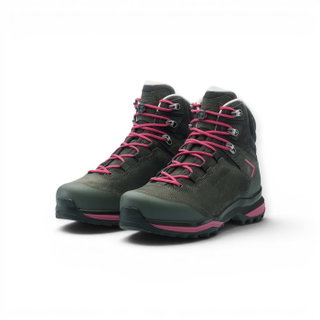 Lowa Wanderschuhe Lady Light Evo LL (Trekking, Nubukleder) grau/pink Damen