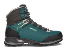 Lowa Wanderschuhe Lady Light GTX (Trekking, Nubukleder, wasserdicht) petrolblau/mintgrün Damen