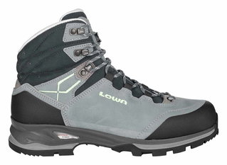 Lowa Wanderschuhe Lady Light LL (Trekking, Nubukleder, Lederfutter) 2024 rauchblau/mintgrün Damen